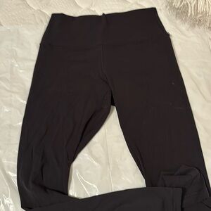 Lululemon black leggings- size 8 Full length